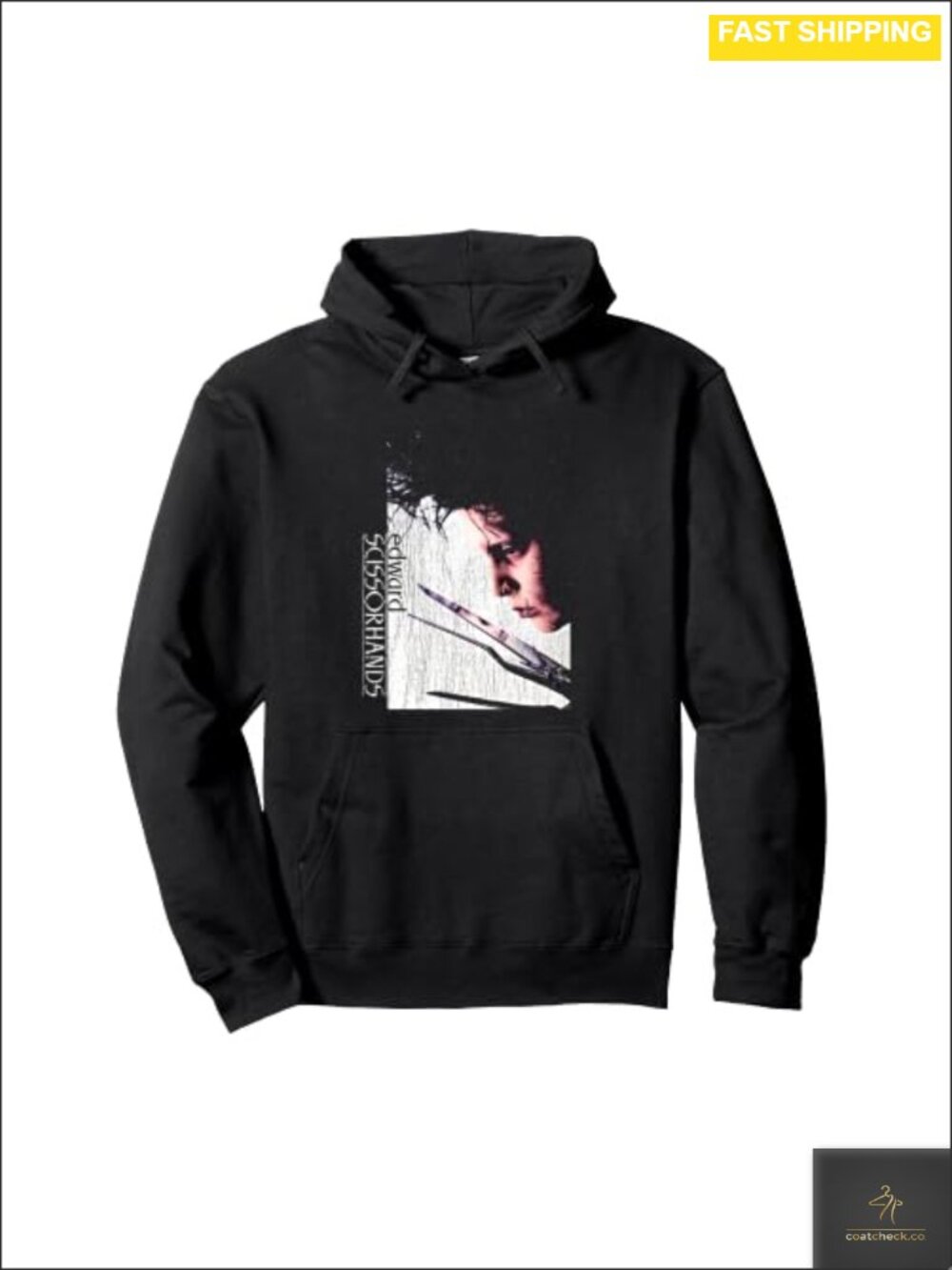 Edward Scissorhands Dramatic Face Pullover Hoodie Classic Fit
